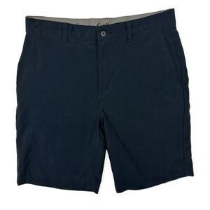 Ben Hogan Navy Golf Shorts‎ Tailored Button Closure Belt Loops 32